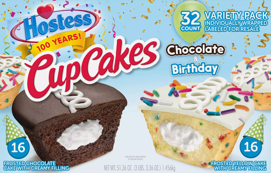 호스테스 Hostess 컵케이크 2가지맛 32ct (1.45kg)