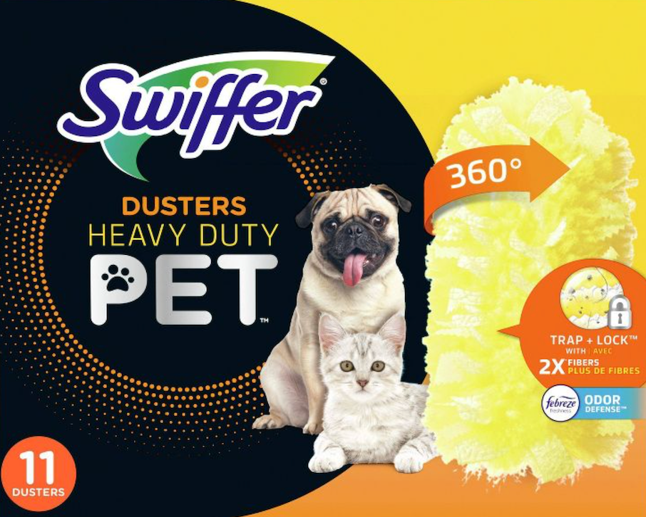 스위퍼 Swiffer 더스터 360도 헤비듀티 패드 PET 11매