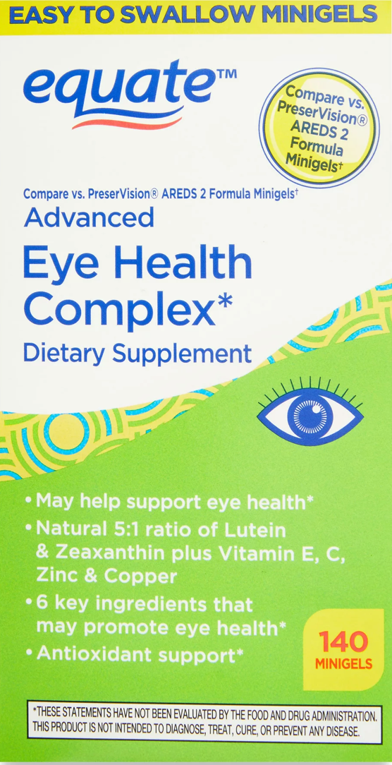 이퀘이트 아이 헬스 컴플렉스 AREDS2 140 액정