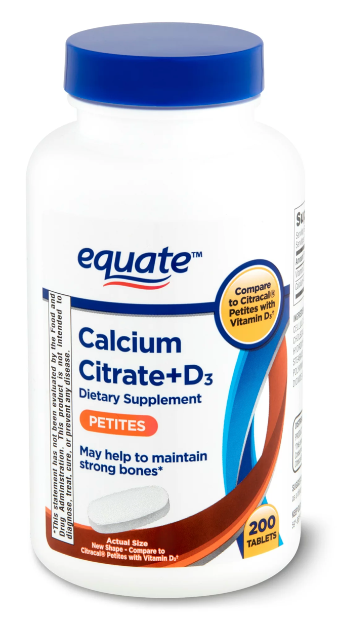 이퀘이트 칼슘 200mg + D3 쁘티 200정