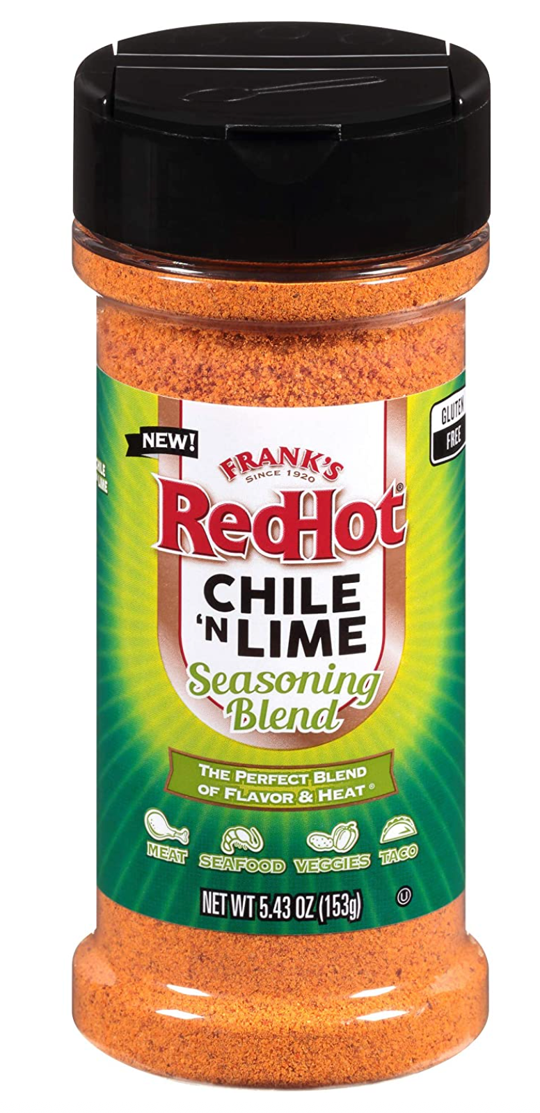 레드핫 Redhot 글루텐-프리 0칼로리 칠리 & 라임 팔로 시즈닝 블렌드 153g 🌶