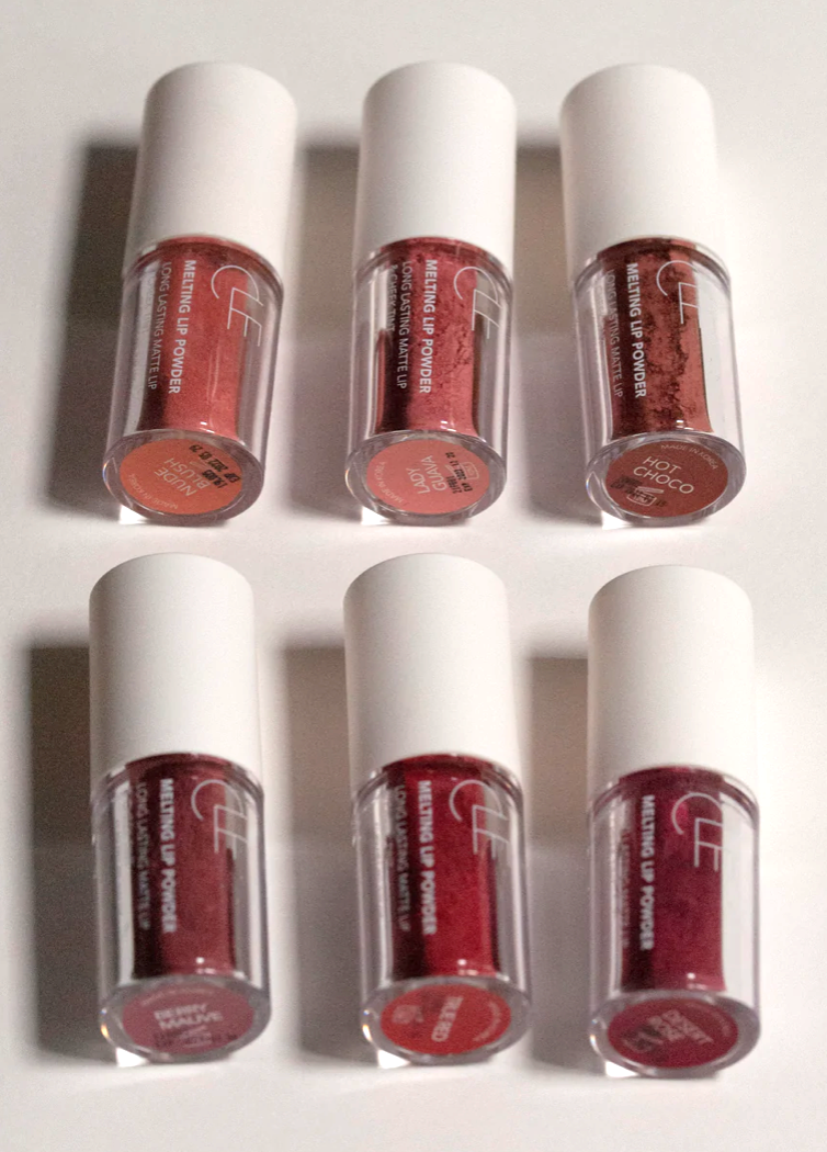 CLE 파라벤/프탈레이트-프리 3-in-1 멜팅 립 파우더 Nude Blush