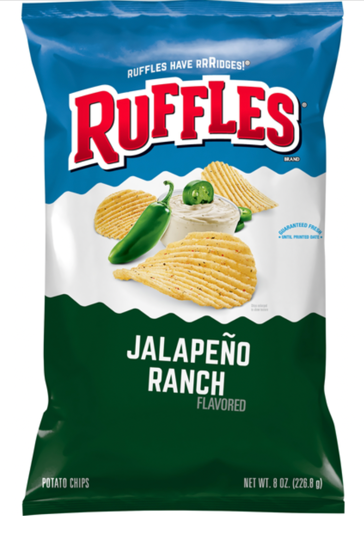 프리토레이 FritoLay 러플스 할라피뇨 랜치 감자 칩 226g