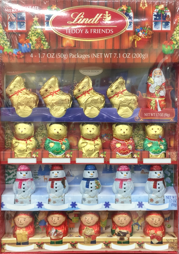 린트 Lindt 홀리데이 오너먼트 밀크초콜렛 20pc (200g)