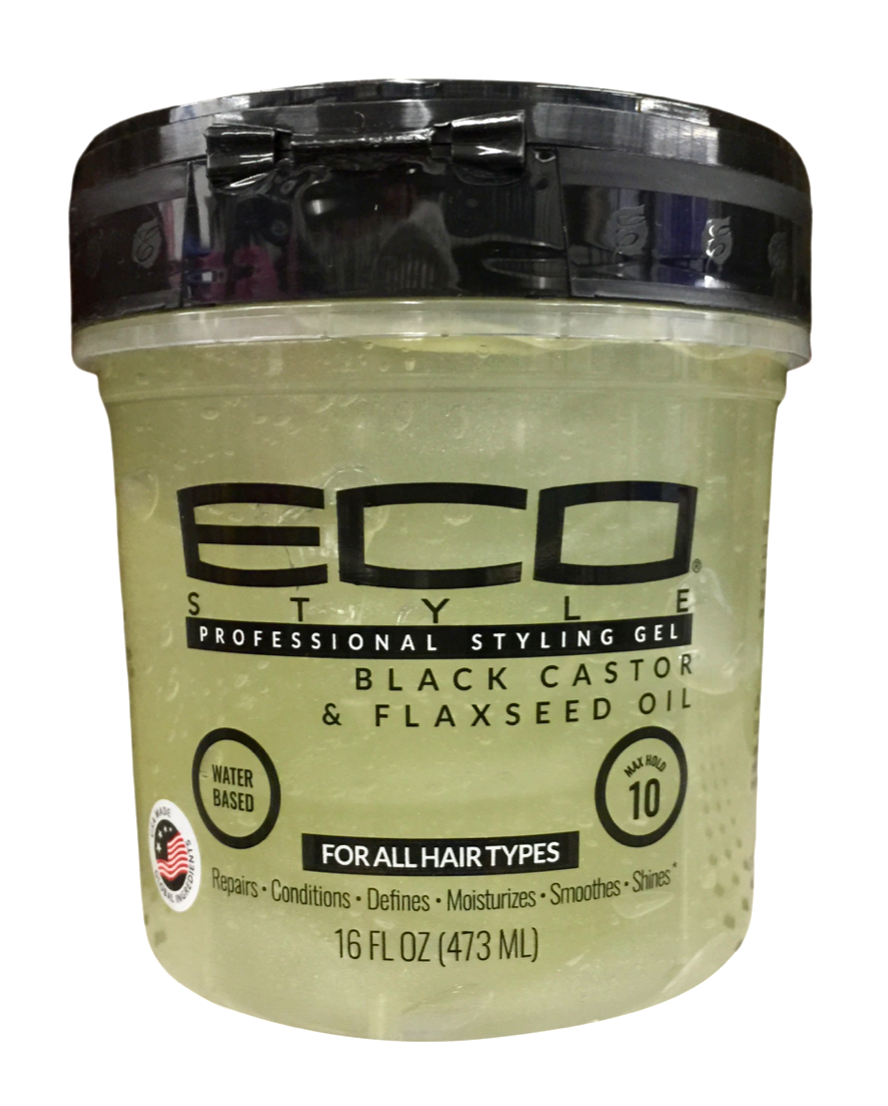 에코스타일러 Ecostyler 파라벤/프탈레이트-프리 블랙캐스터 + 아마씨오일 스타일링 젤 473ml