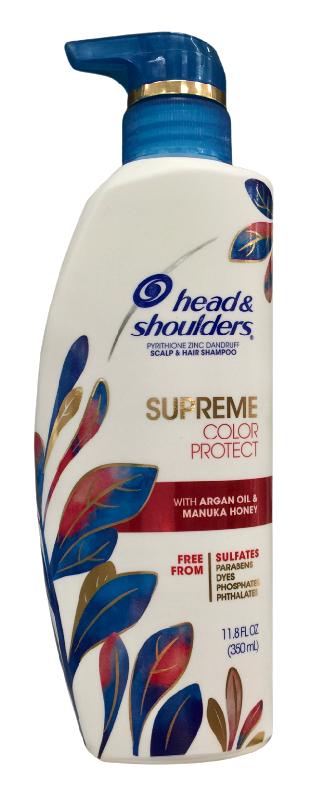 P&G 헤드앤숄더 파라벤/프탈레이트-프리 수프림 컬러 프로텍트 비듬방지 샴푸 350ml *염색모발*