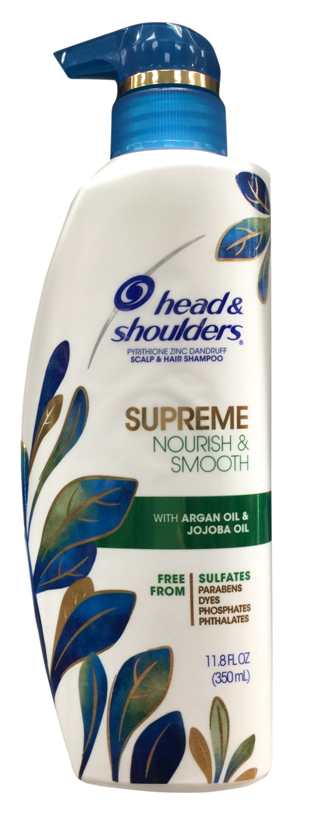 P&G 헤드앤숄더 파라벤/프탈레이트/황산-프리 수프림 너리시 & 스무드 비듬방지 샴푸 350ml