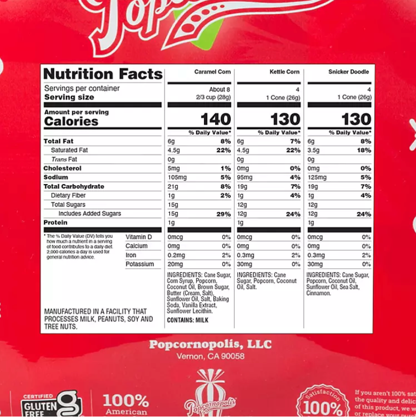 팝코노폴리스 홀리데이 팝콘 기프트팩 12개 (453g)