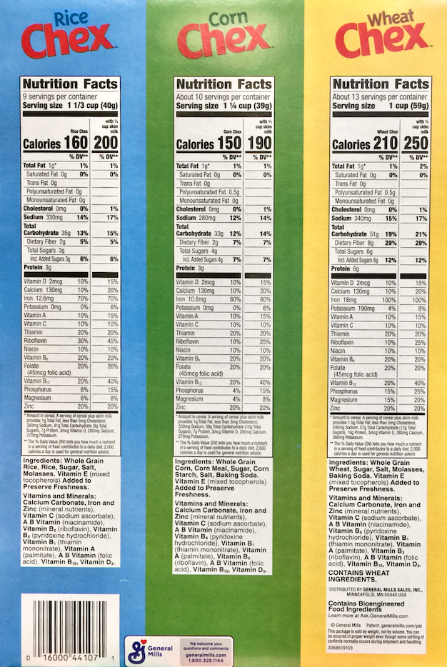 제너럴 밀즈 General Mills 첵스 시리얼 3가지맛 1.5kg
