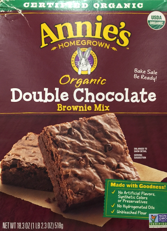 애니스 Annie's 유기농/Non-GMO 더블초콜렛 브라우니 믹스 518g