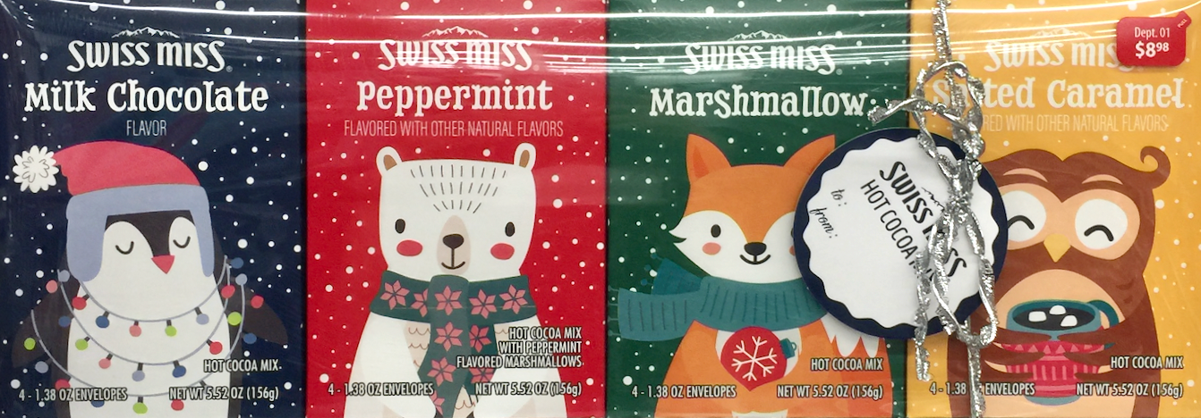 스위스미스 Swiss Miss 핫코코아 기프트 박스 4개 (780g)