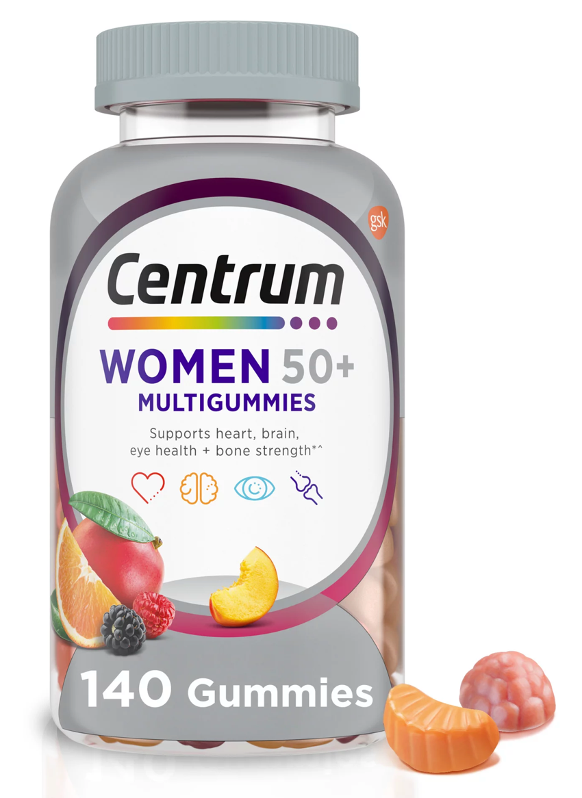 50+ 글락소스미스클라인 GSK 센트룸 실버 우먼 거미 140정