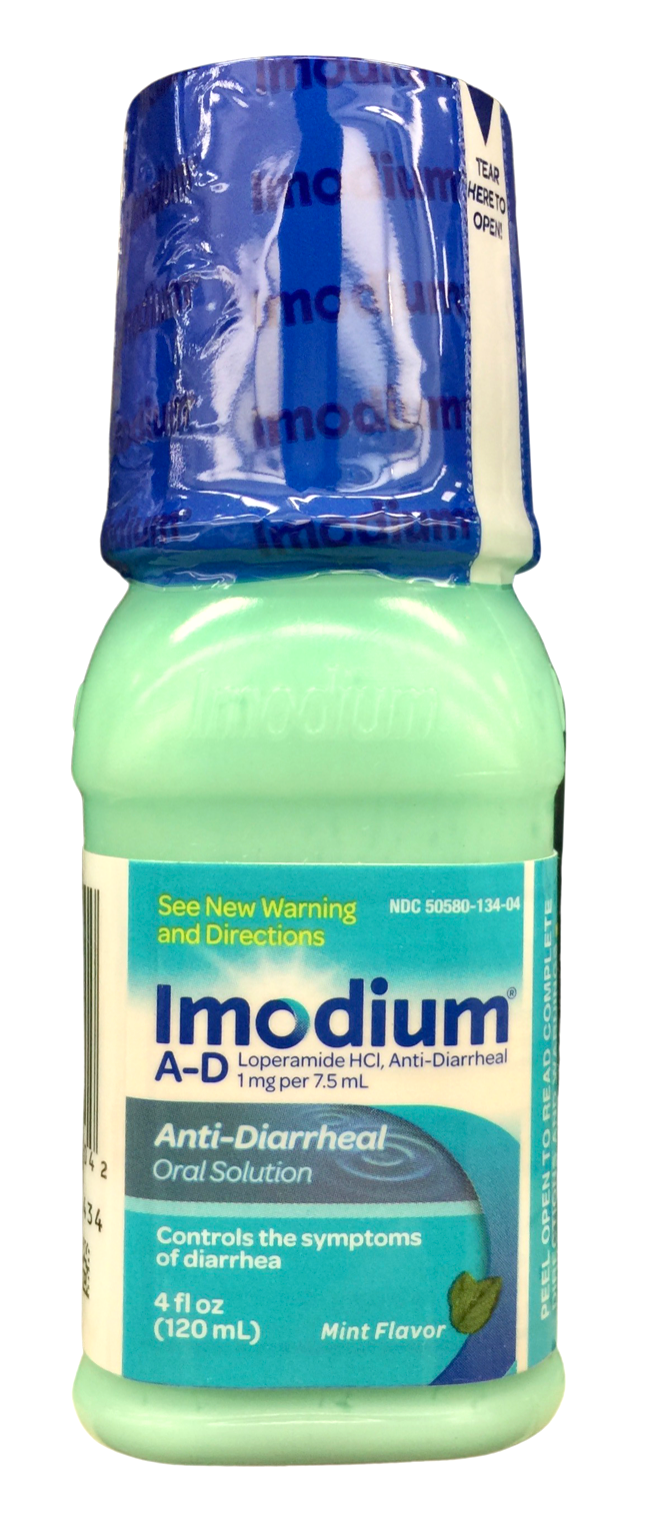 6+ 존슨앤존슨 이모디움 A-D 로페라미드 HCl 2mg 지사제 120ml 2병 (240ml)