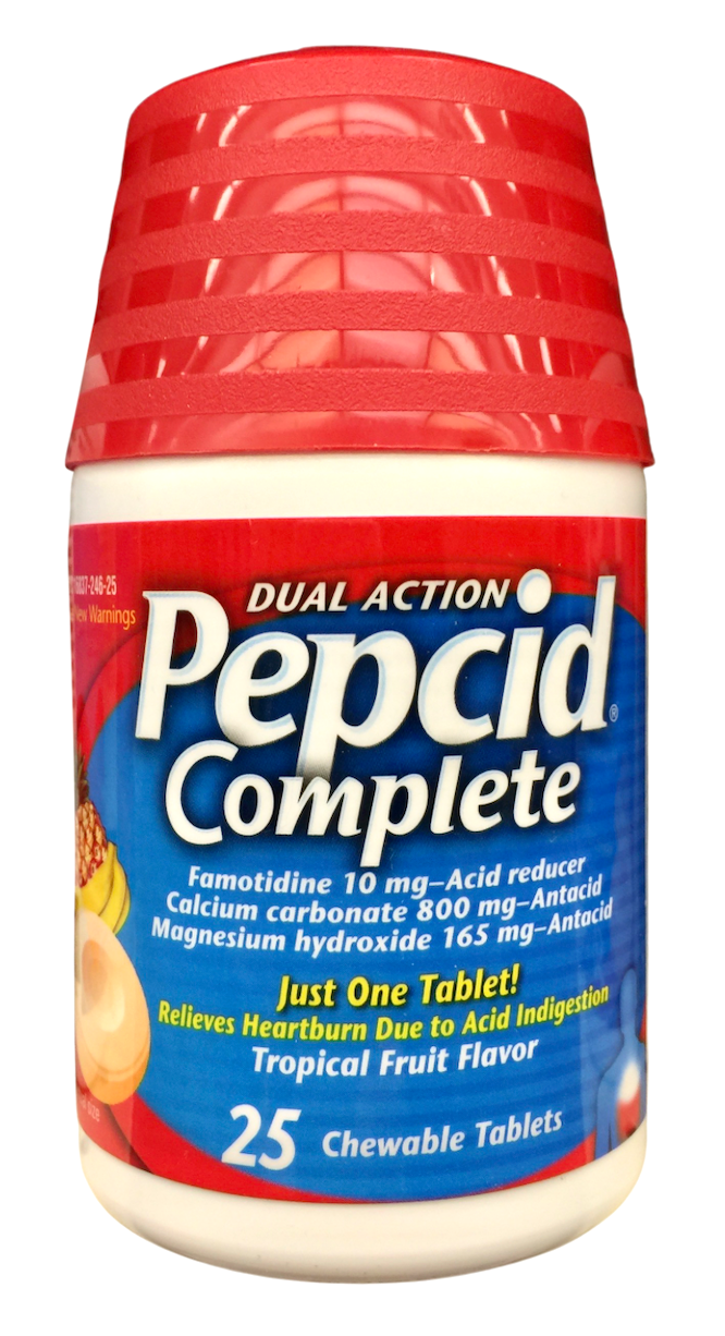 펩시드 듀얼액션 컴플릿 제산제 츄어블 25정