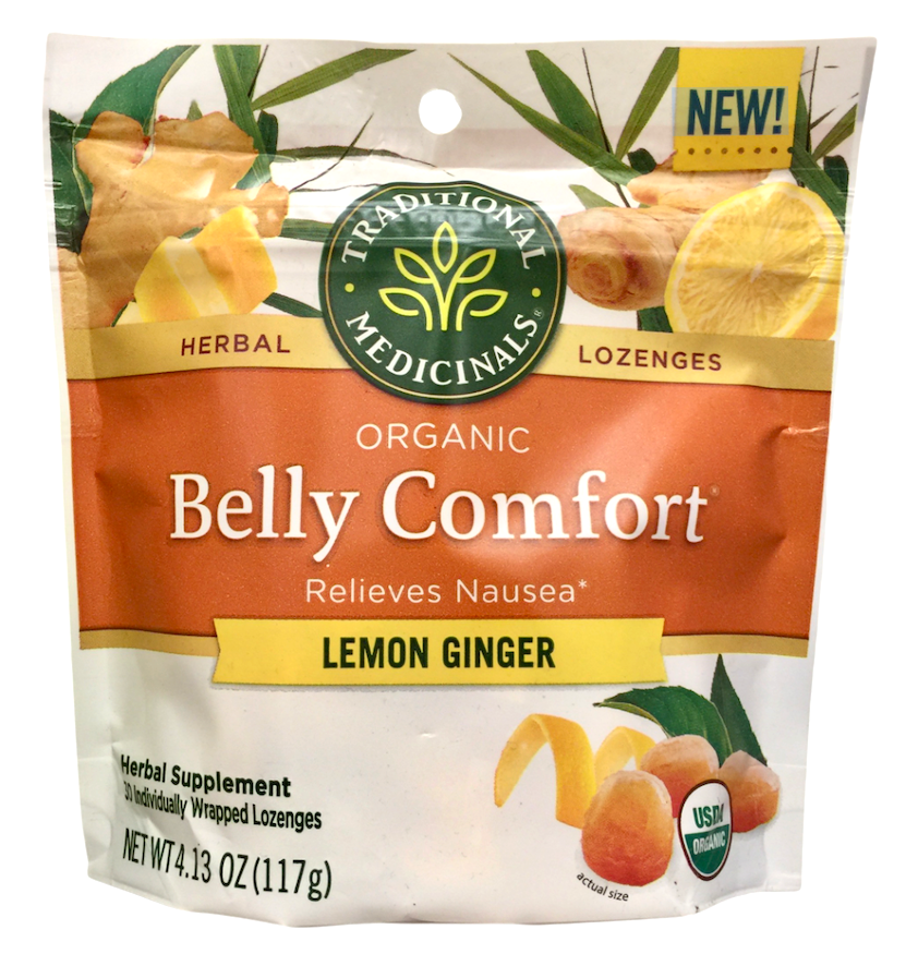 트래디셔널메디시널 Traditional Medicinals 유기농/Non-GMO 벨리컴포트 로젠지 30pc *구토감/소화불량*