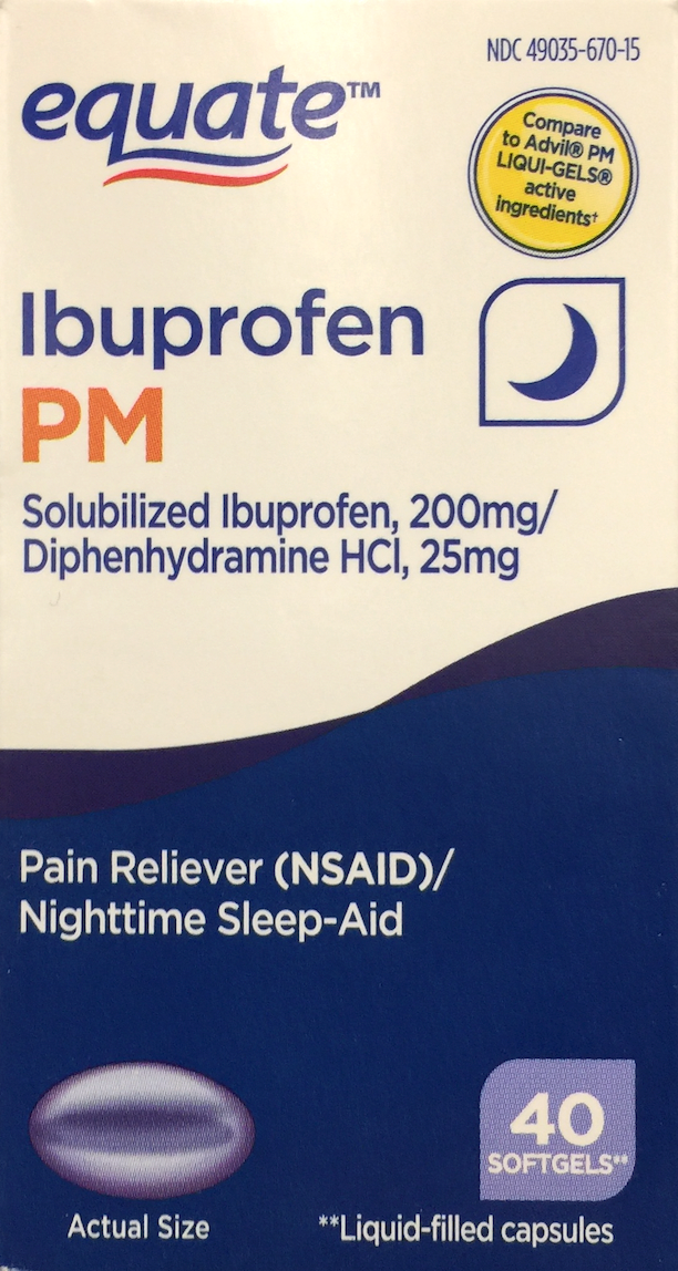 이퀘이트 PM 아이부프로펜 200mg + 수면유도 소프트젤 40정