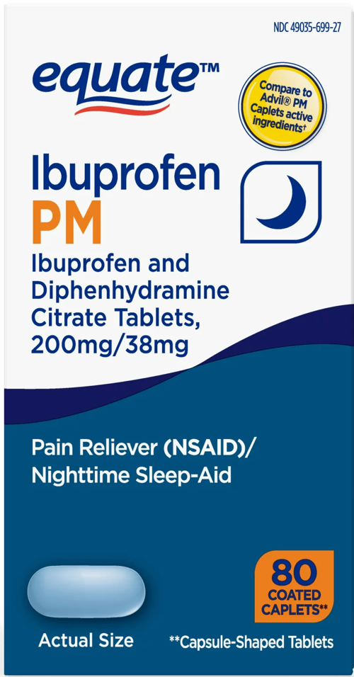 이퀘이트 PM 아이부프로펜 200mg + 수면유도 80정