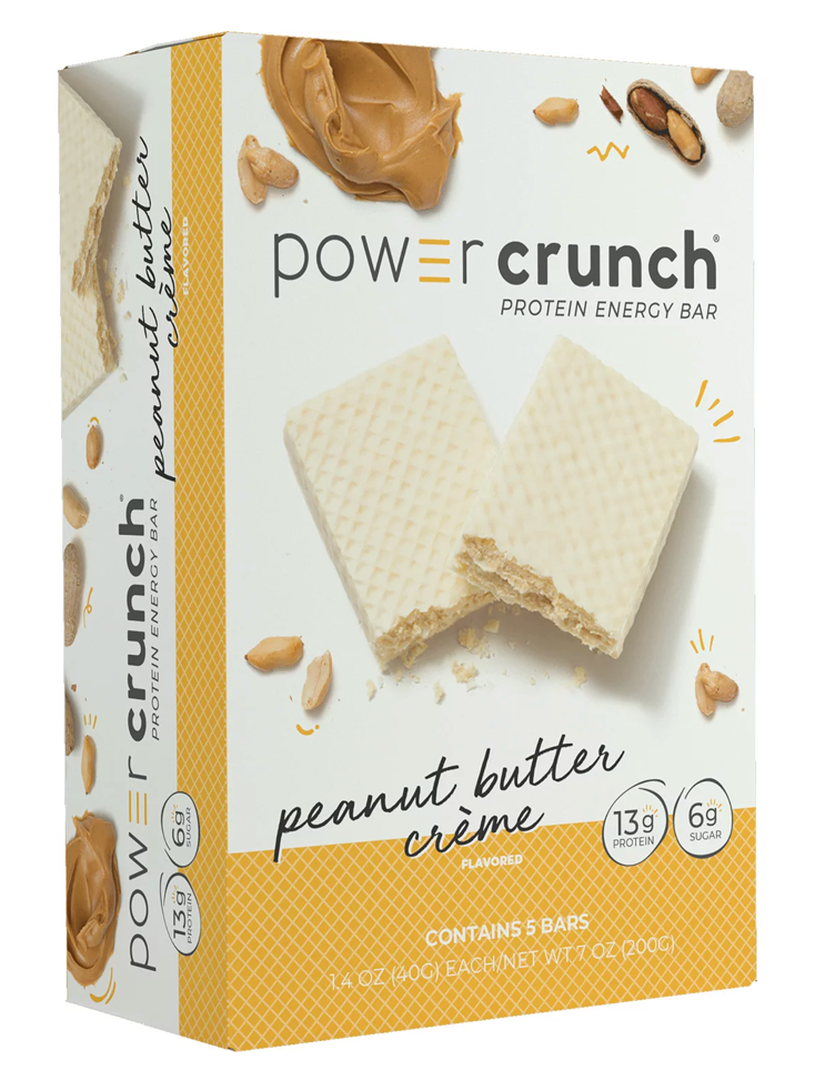 파워크런치 Power Crunch 땅콩버터 크림 단백질 에너지바 40g 5ct (200g) *단백질 13g*