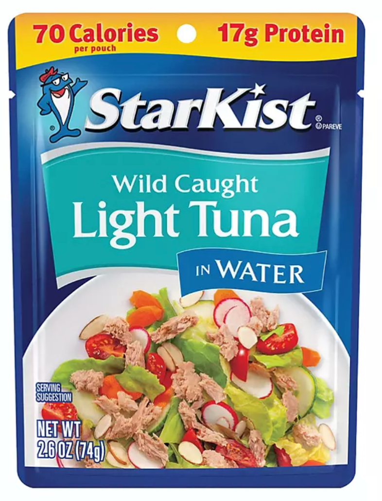 스타키스트 StarKist 라이트 참치 파우치 74g 10ct (740g)