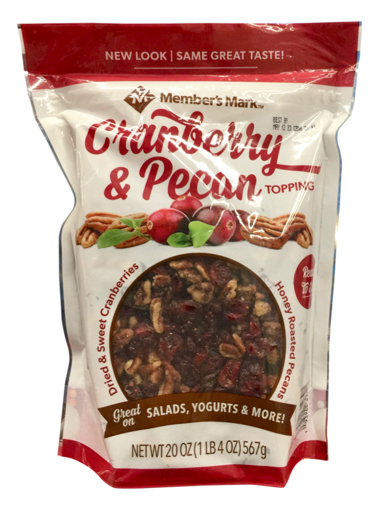 멤버스마크 크랜베리 & 피칸 토핑 567g