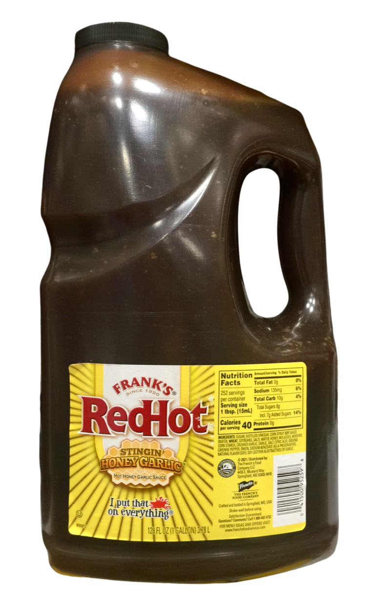 레드핫 Redhot 글루텐-프리 허니 갈릭 버펄로윙 소스 3.78L 🌶