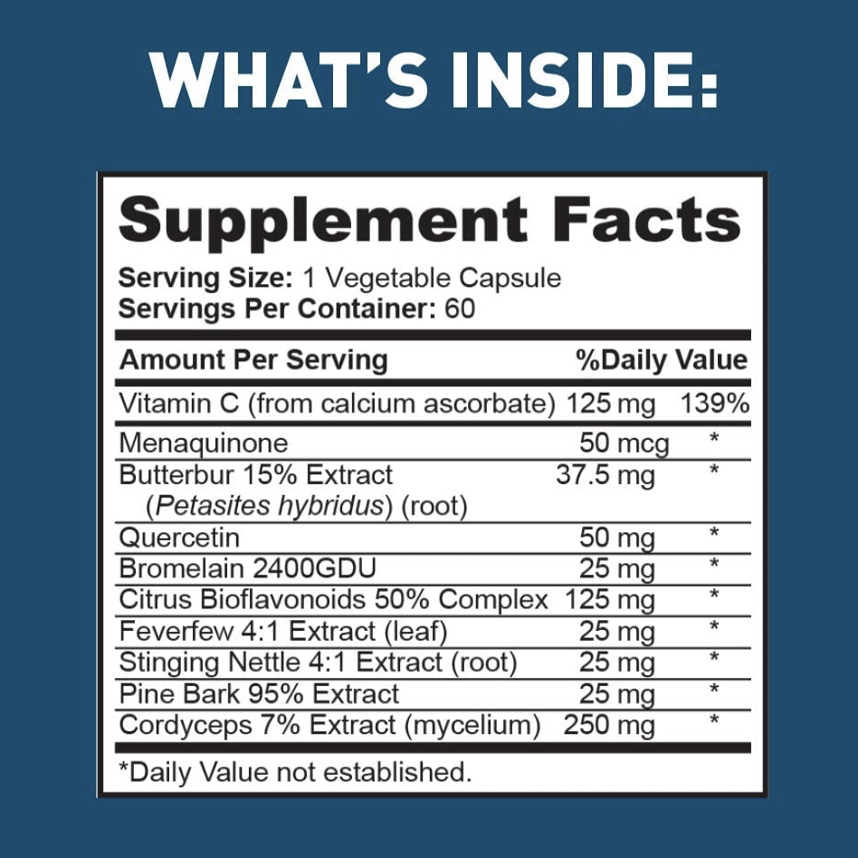 닥터토비아스 Dr Tobias GMO-프리 폐 건강 60정 *기관지 정화/해독*