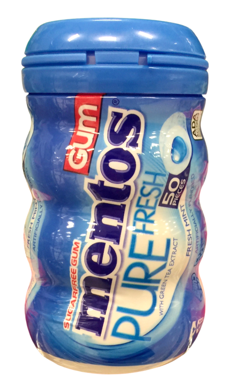 멘토스 Mentos 후레시 민트 자일리톨 무설탕 껌 50pc