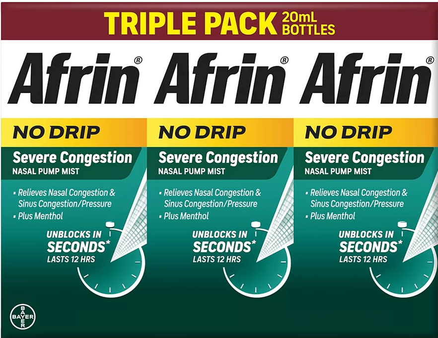 6+ 바이엘 아프린 코막힘 완화 미스트 20ml 3ct (60ml)