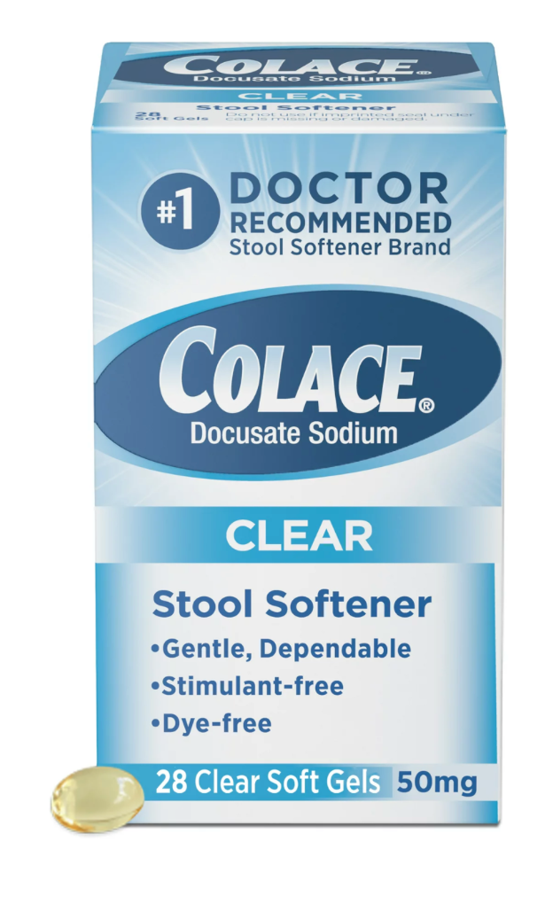 2+ 콜라스 스툴소프너 (대변연화제) 도큐세이트나트륨 50mg 클리어 무색소 소프트젤 28정