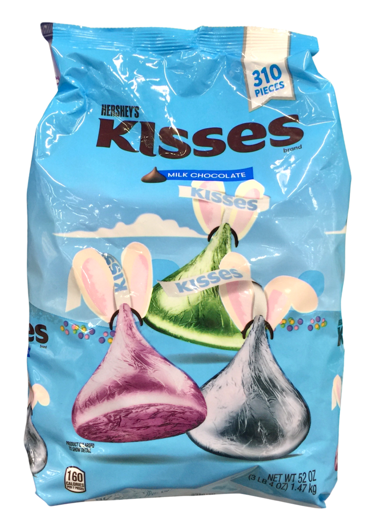 허쉬 키세스 글루텐-프리 밀크초콜렛 310pc (1.47kg) *이스터 한정판*