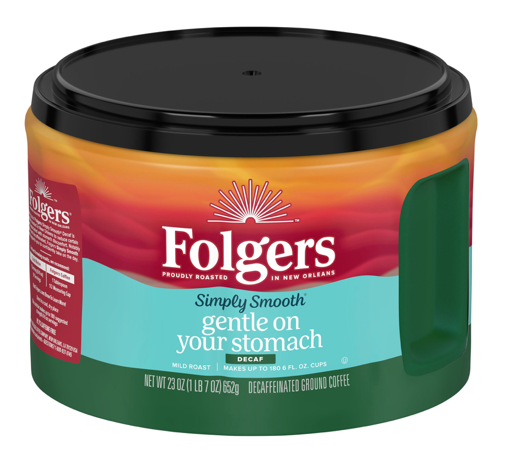 폴저스 Folgers 심플리 스무드 *위장자극완화* 디카페인 분쇄 커피 652g