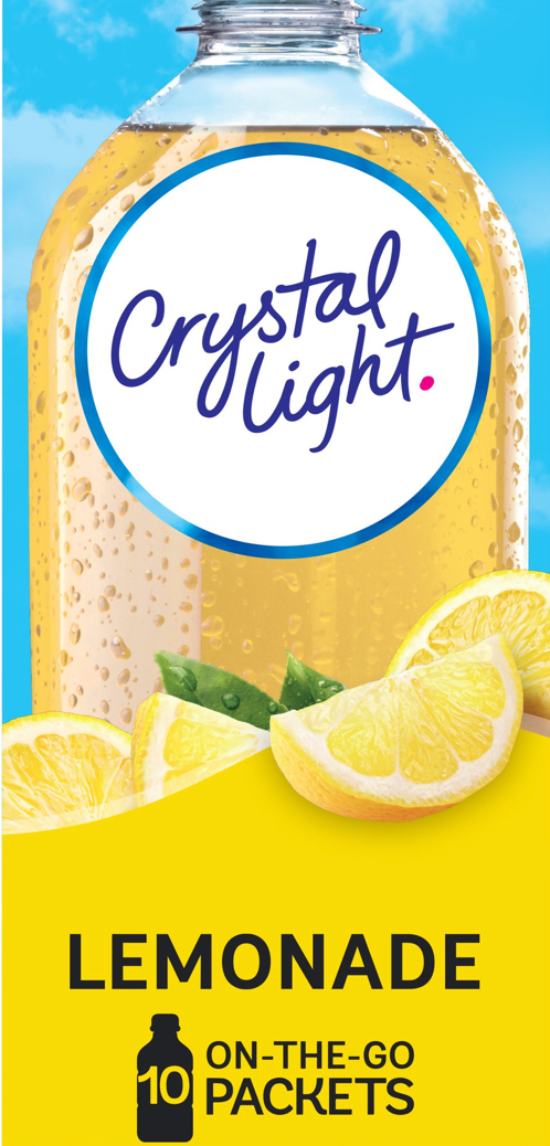 크래프트 Kraft 크리스탈라이트 무설탕 10칼로리 레모네이드 믹스 500ml 10ct (40g)