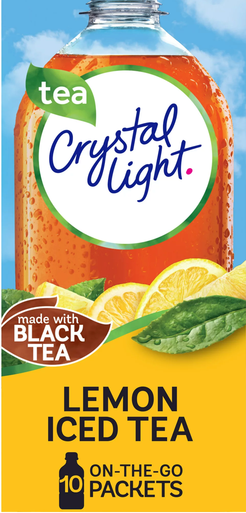 크래프트 Kraft 크리스탈라이트 무설탕 5칼로리 디카페인 레몬 아이스티 믹스 500ml 10ct (20g)