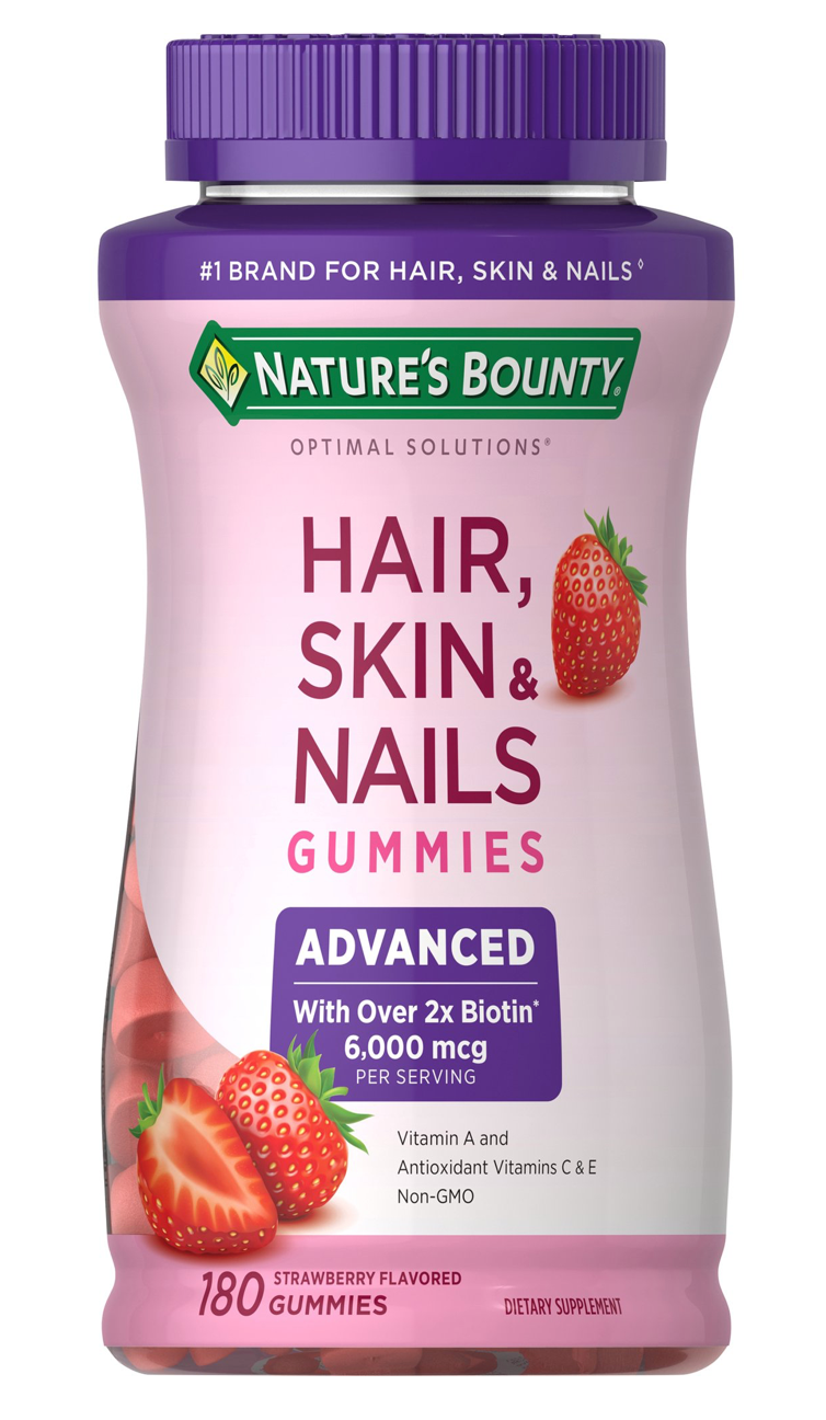 네이처스바운티 Non-GMO 헤어스킨네일 어드밴스드 거미 180정