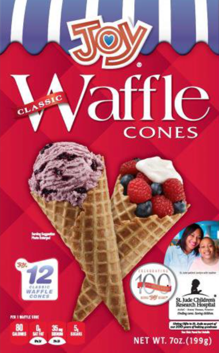 조이 Joy 와플 콘 12ct