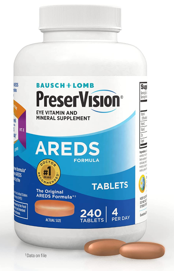 바슈롬 Bausch Lomb 프리저비젼 AREDS2 240정