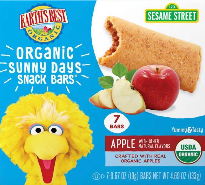 얼스베스트 Earth's Best 유기농/Non-GMO 사과 스낵바 7pc (133g)