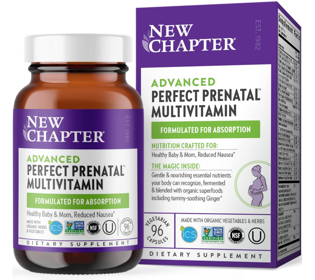 뉴챕터 NewChapter 프레나탈 어드밴스드 퍼펙트 산전 *발효* 종합비타민 96정