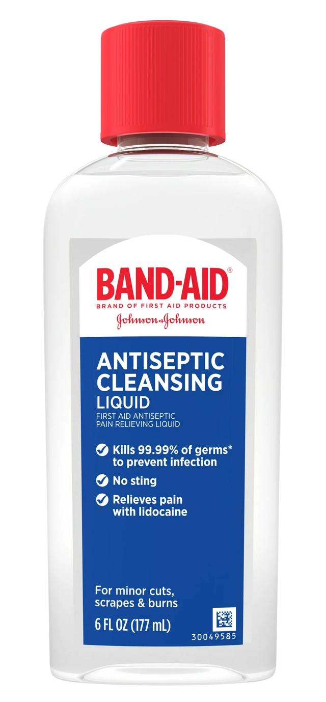 밴드에이드 Bandaid 허트-프리 응급 세정액 177ml