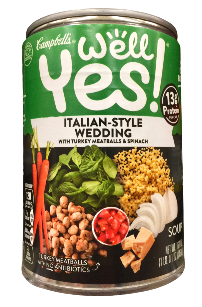 캠벨 Campbell's 웰예스 무설탕 이탈리안 스타일 웨딩 스프 454g 6ct (2.72kg)