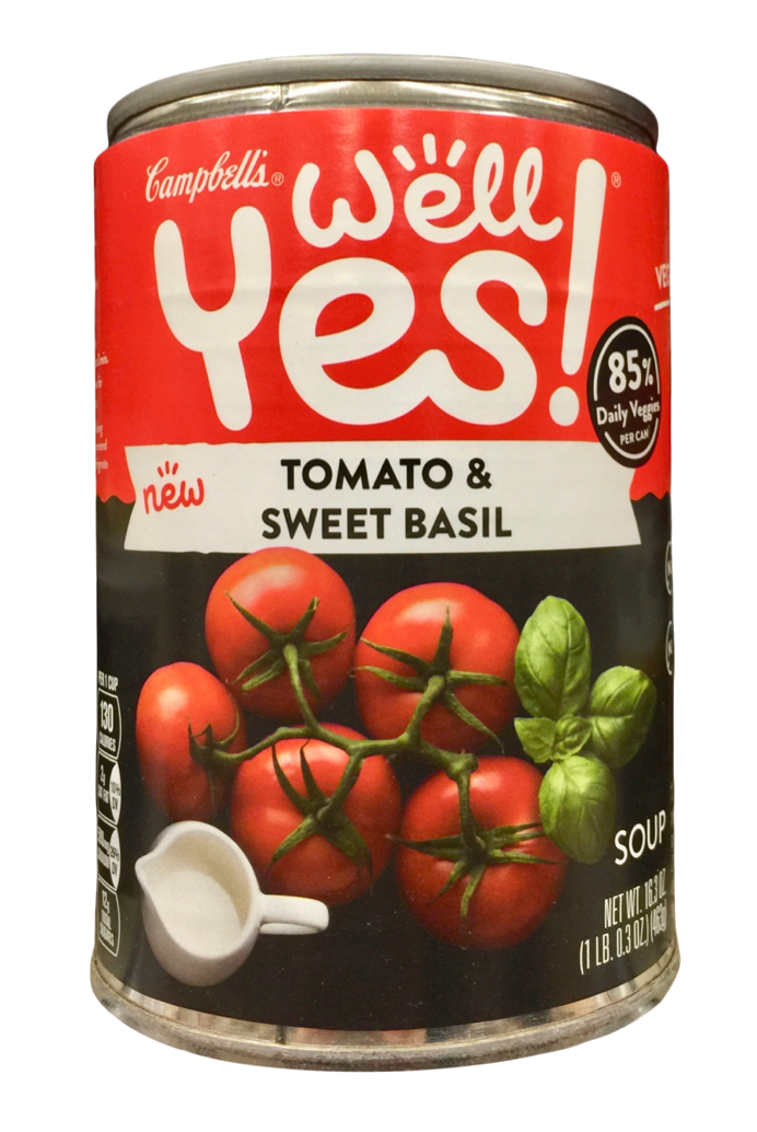 캠벨 Campbell's 웰예스 무설탕 토마토 스위트 바질 스프 454g 6ct (2.72kg)
