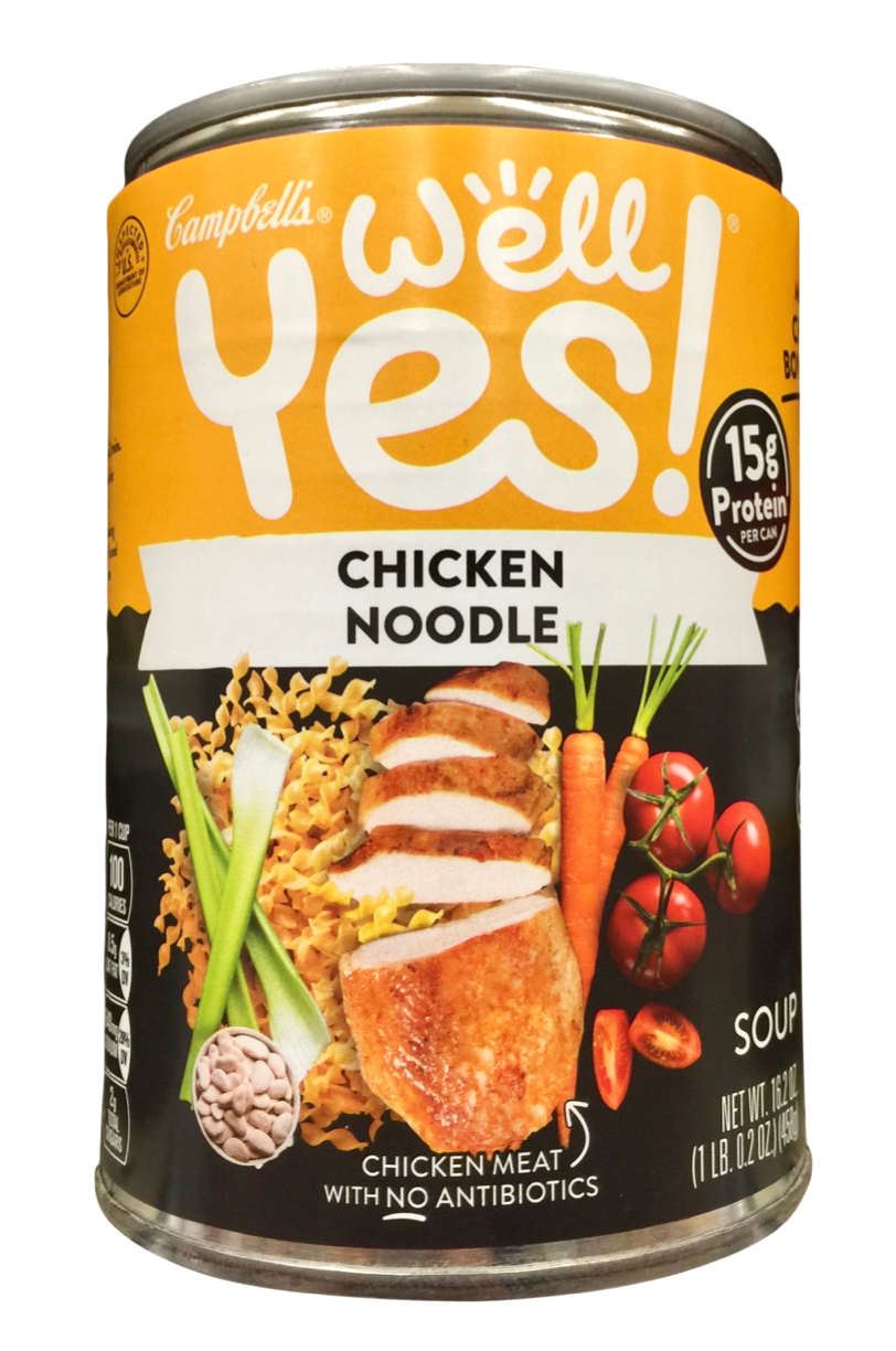 캠벨 Campbell's 웰예스 무설탕 무항생제 치킨 누들 스프 454g 6ct (2.72kg)