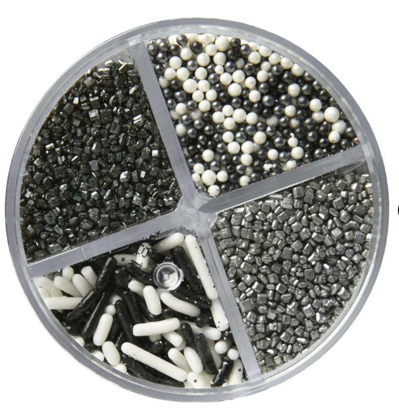 윌튼 Wilton 포셀 스프링클 Silver Mix 108g