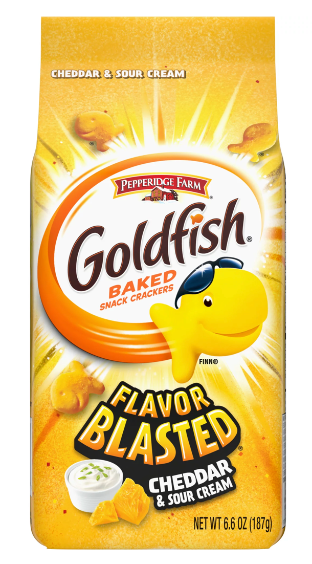 페퍼리지팜 Pepperidge Farm 골드피시 체다 & 사워크림 187g