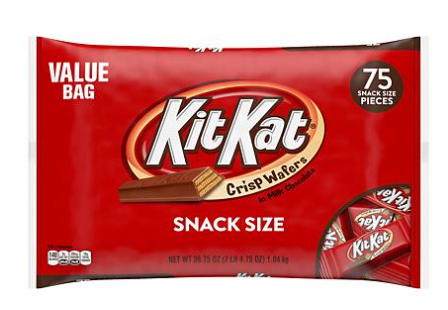 허쉬 킷캣 스낵사이즈 75pc (1.04kg)