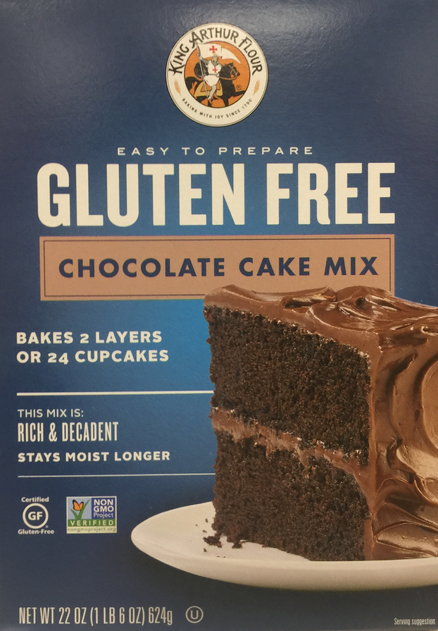 킹아써 King Arthur Non-GMO 글루텐-프리 초콜렛 케잌 믹스 624g