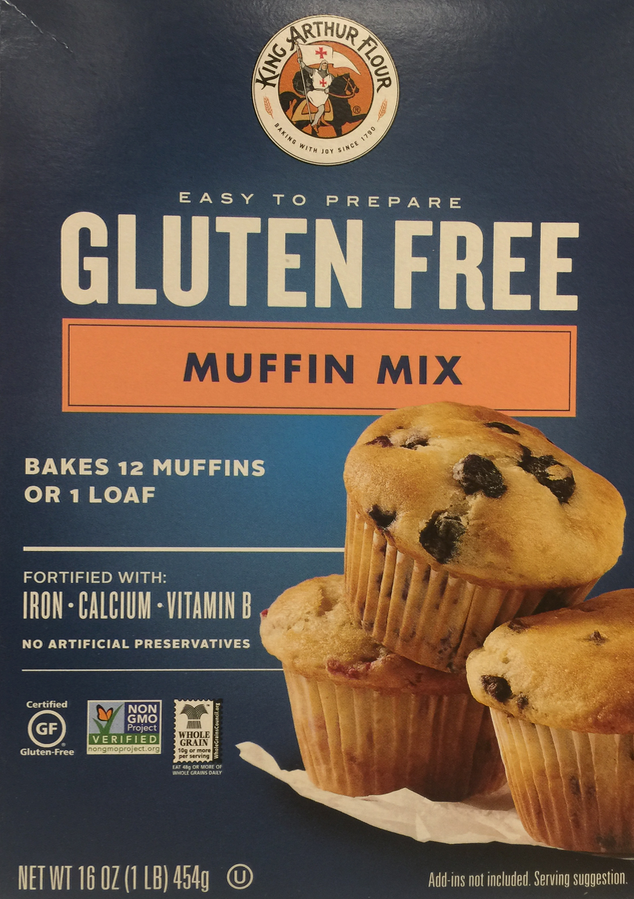 킹아써 King Arthur Non-GMO 글루텐-프리 머핀 믹스 454g