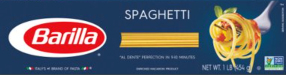 바릴라 Barilla Non-GMO 스파게티 454g 2개 (908g)