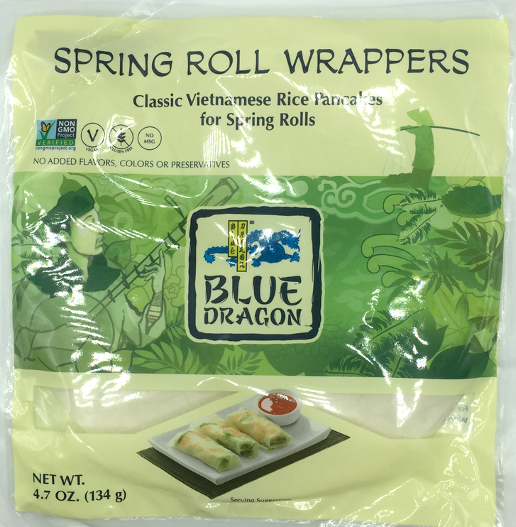 블루드래곤 Blue Dragon Non-GMO 글루텐-프리 라이스 페이퍼 22cm 134g
