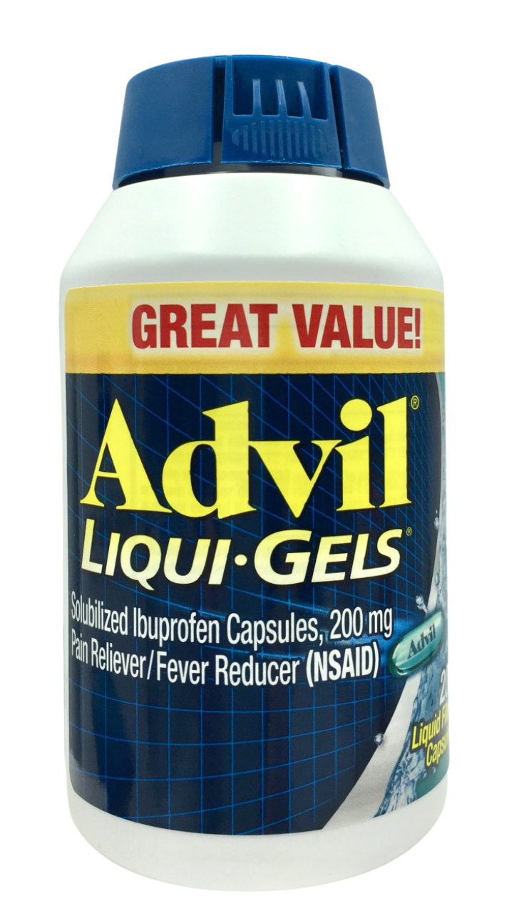 글락소스미스클라인 GSK 애드빌 아이부프로펜 200mg 리퀴젤 200정